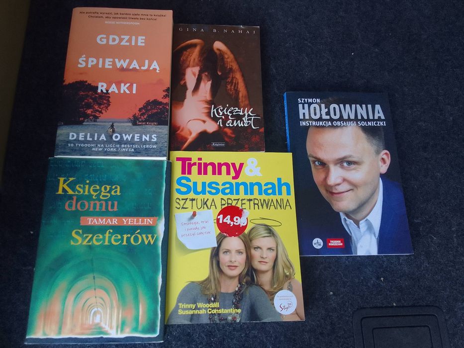 Zestaw książek 5 sztuk