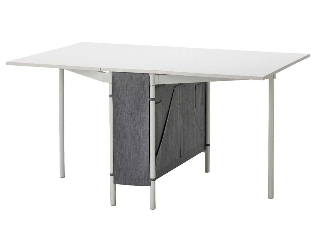 Mesa com abas rebativeis