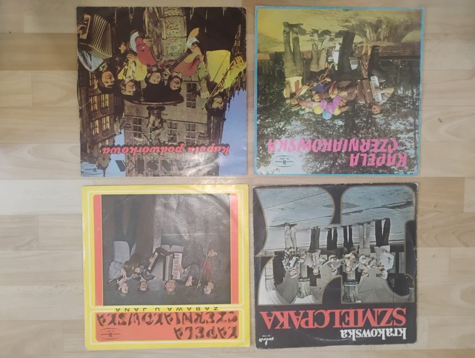 4 płyty winylowe kapele Czerniakowska podwórkowa krakowska Szmelcpaka