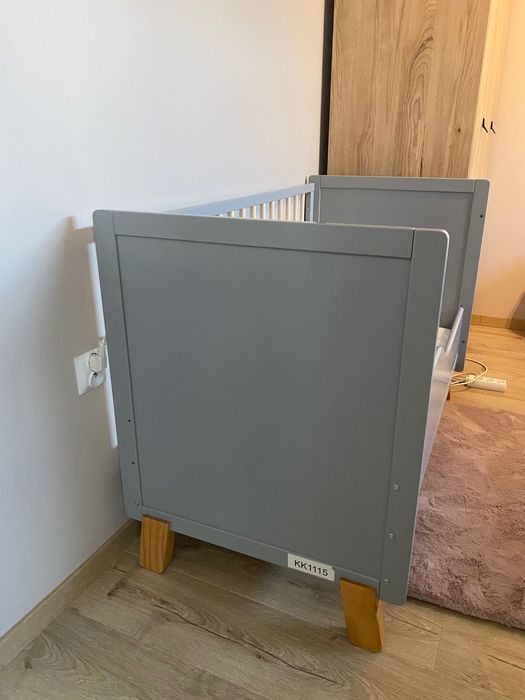 Łóżeczko dziecięce 120x60 Kinderkraft Nico szare