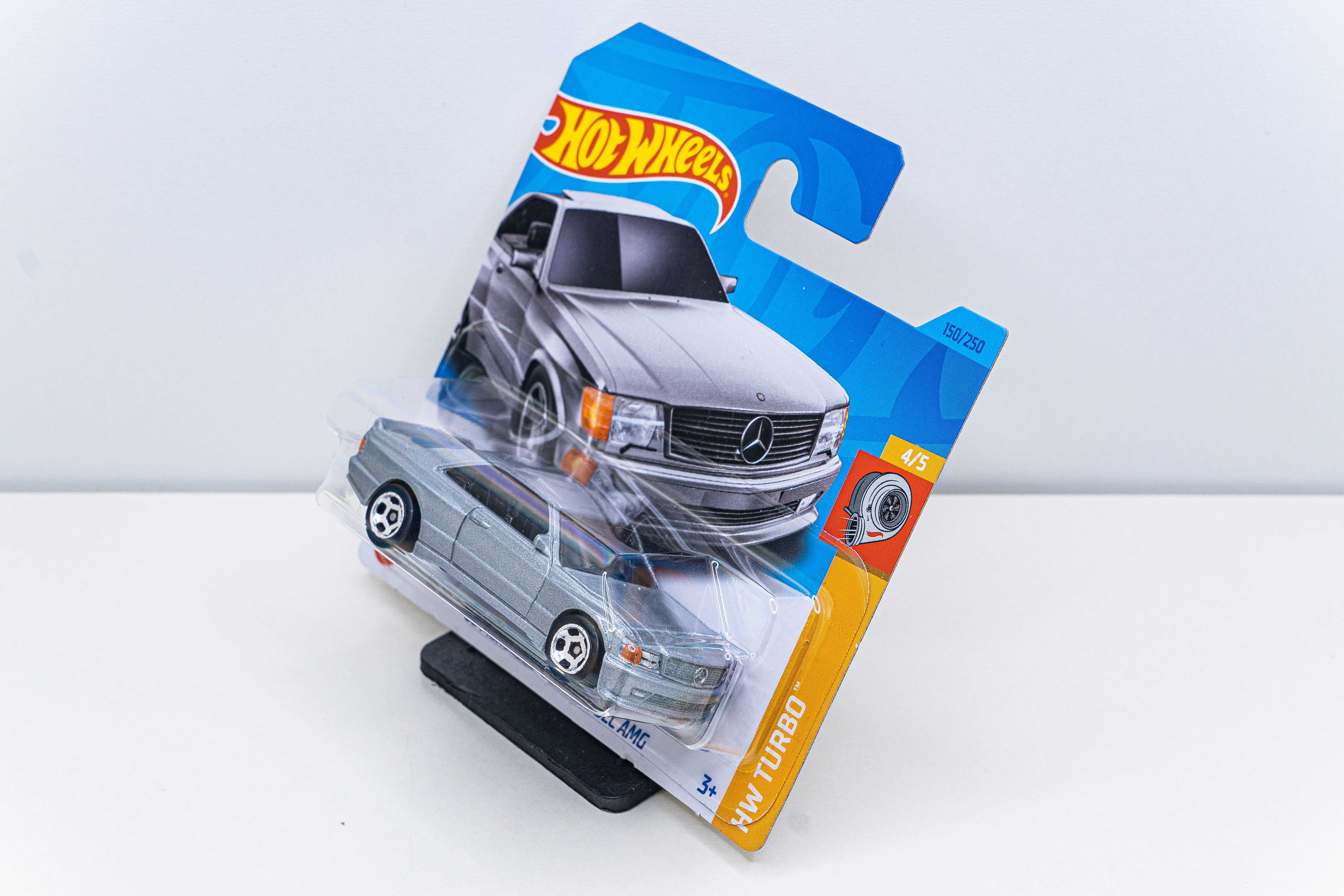 HOT WHEELS 89 Mercedes-Benz 560 SEC AMG 150/250 HW Turbo 4/5 - NOWY