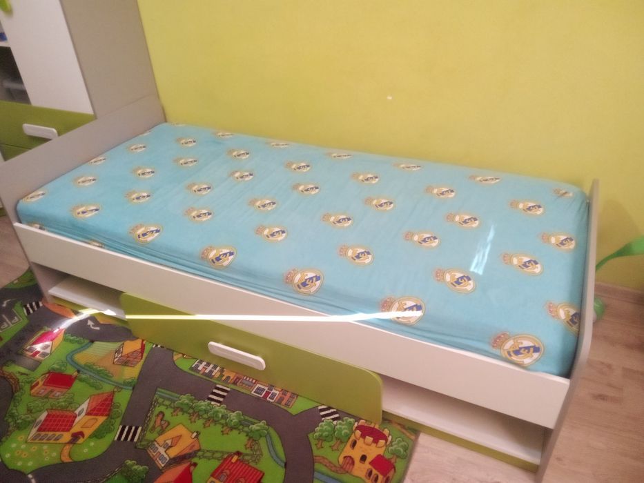 Łóżko młodzieżowe z szufladą 200x90
