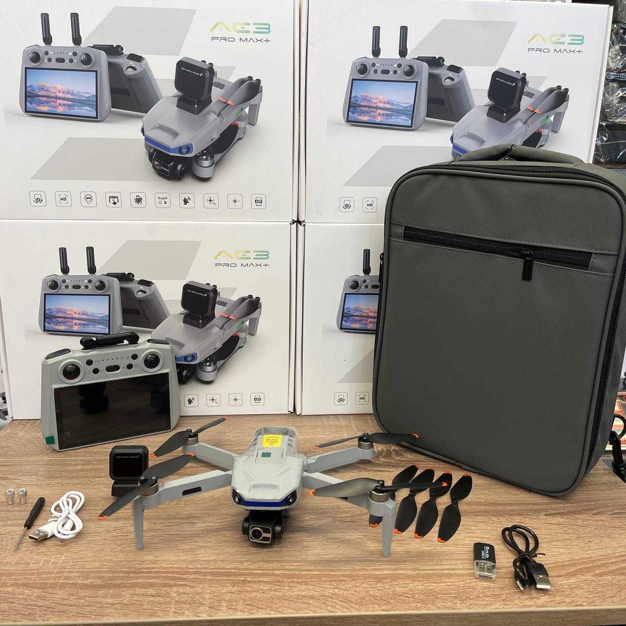 Професійний квадрокоптер AE3 MAX ДРОН ІЗ КАМЕРОЮ 8K, GPS, 6 КМ, 30 ХВ