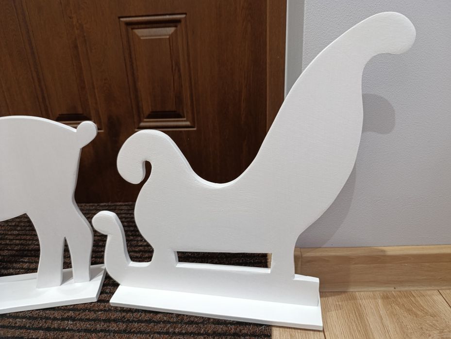 Jelonki jelenie drewniane ozdoba świąteczna ze sklejki