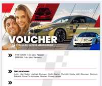 Voucher  przejazd na torze BMW M 4  + KTM x bow