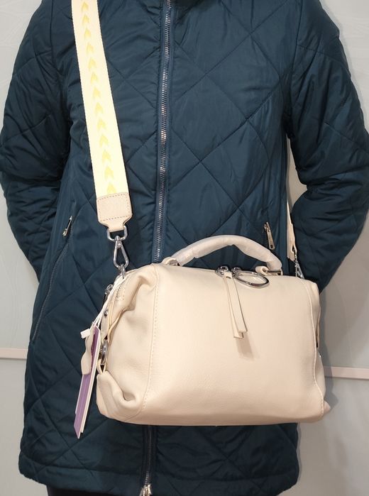 Жіноча кросбоді-сумка Zency женская сумка натуральная кожа р.23*16*12