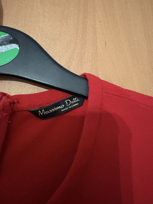 Жіночий червоний комбенізон Massimo dutti