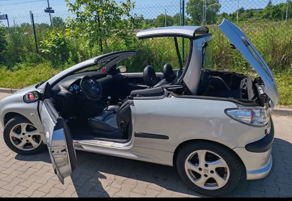 Peugeot 206 cc. 1.6 benzyna 2002r