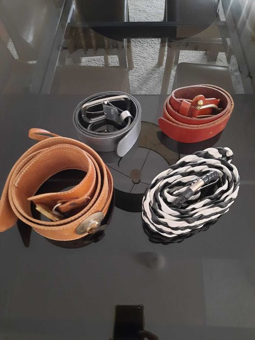 Cintos em pele e outros