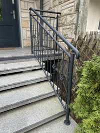Poręcz pochwyt balustrada na schody zewnętrzna