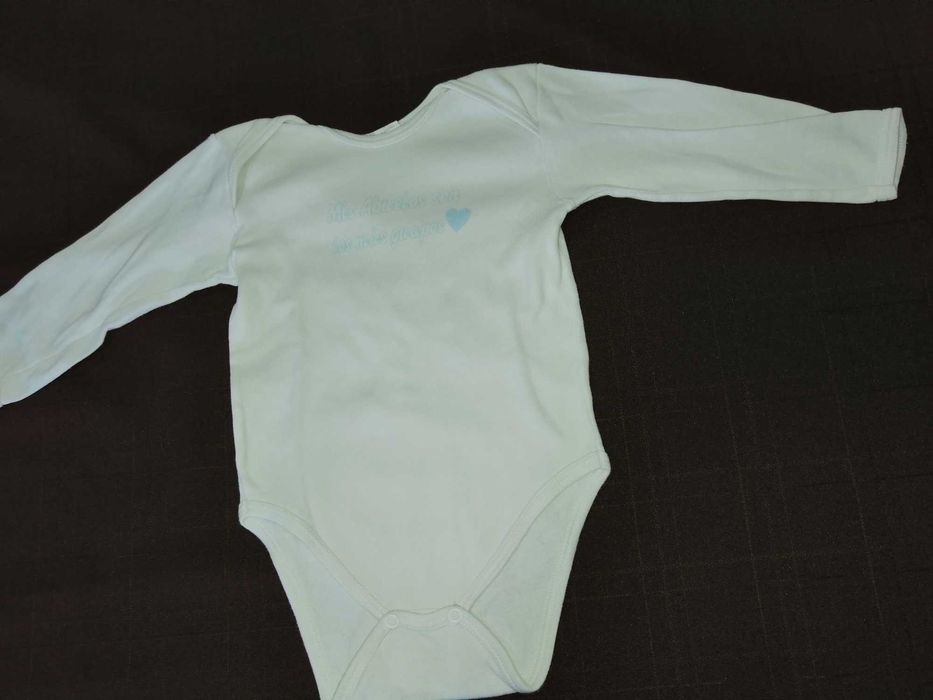 4 bodys manga comprida, 18-24 meses