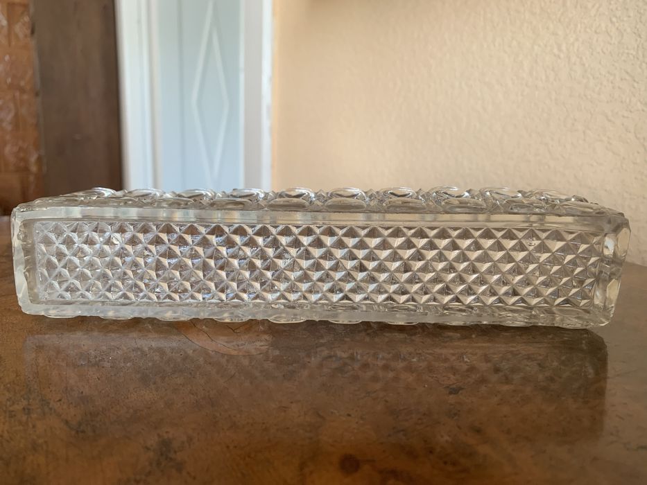 Szklane naczynie #PRL#polskidesign