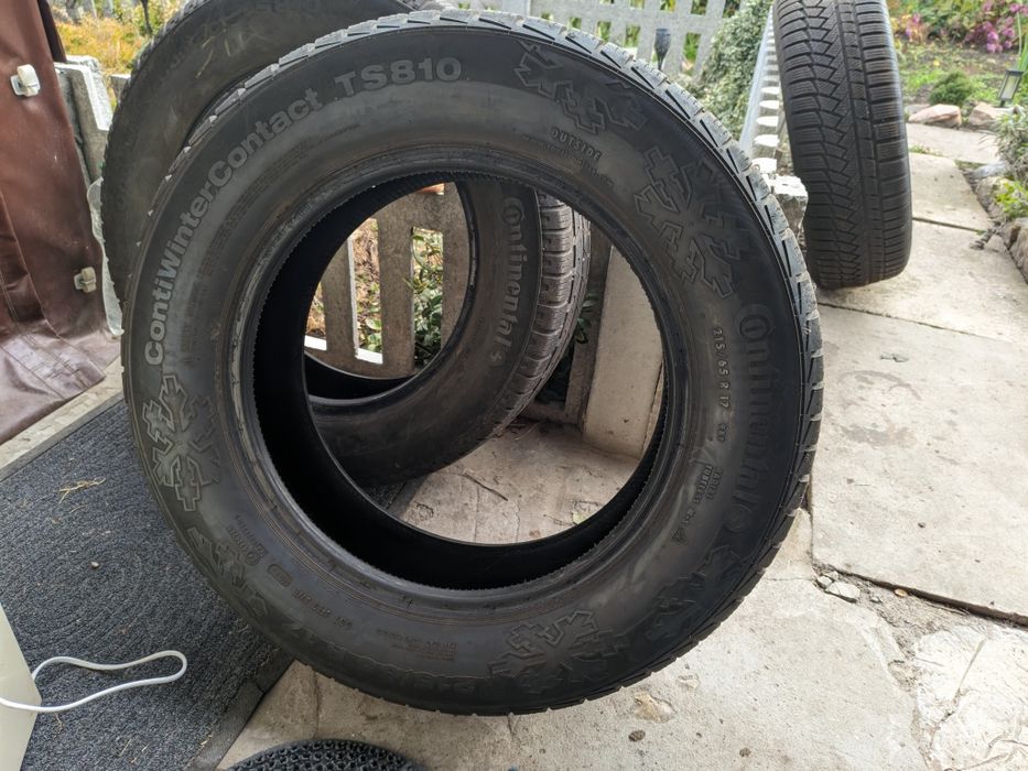 2 зимові шини continental 215/65 r17