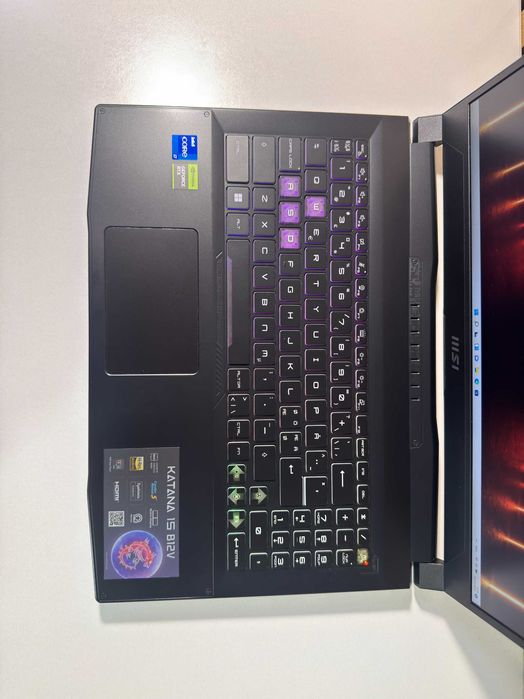 MSI Katana 15.6" 144Hz i7-12650H RTX 4070 8Gb 16 GB DDR5 SSD 512 Gb