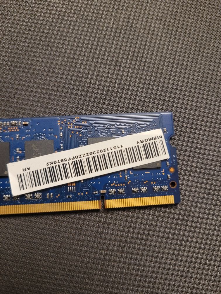 Pamięć DDR 3 2x4GB Sodimm