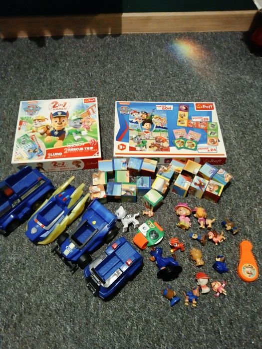 Psi patrol figurki autka pojazdy