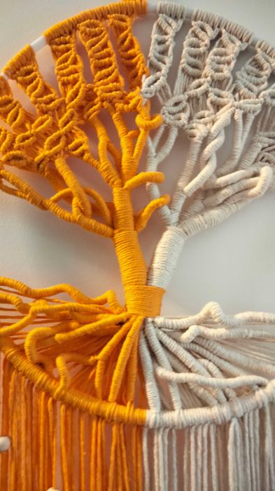 Árvore da vida em macrame