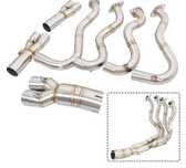 Coletor escape completo Kawasaki zx6r inox
