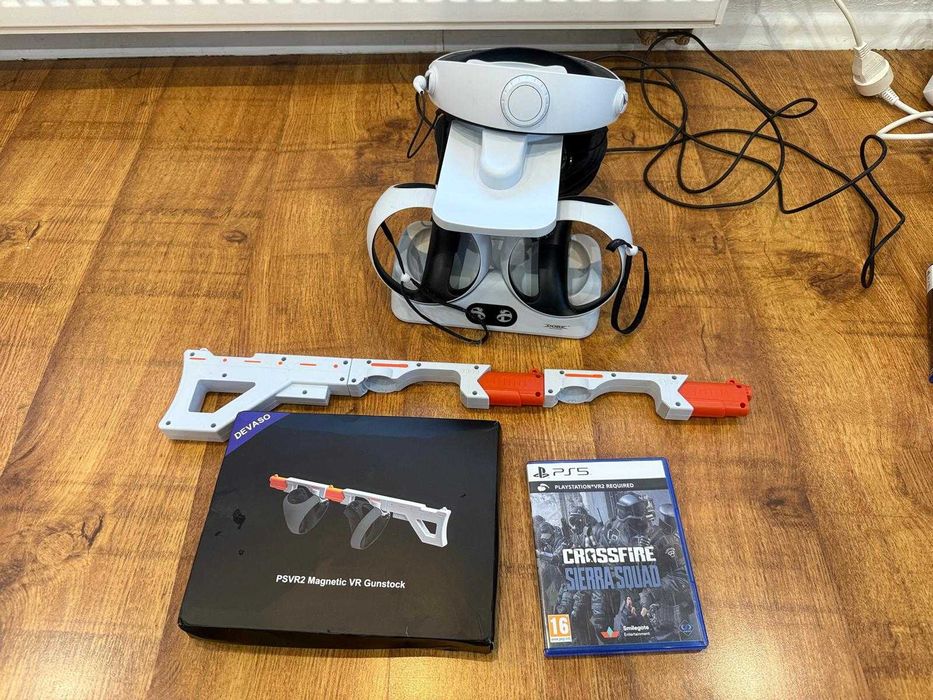 GOGLE VR SONY PLAYSTATION VR2 CFI-ZVR1 + ładowarka i akcesoria