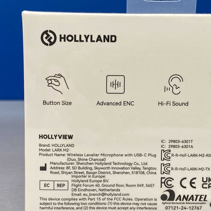 Hollyland Lark M2 Duo | USB-C (SELADO - 3 ANOS DE GARANTIA)
