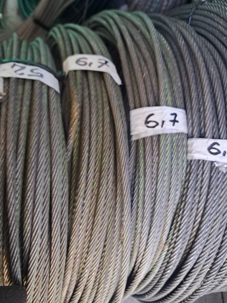 Lina stalowa 45 m, 6.5 mm