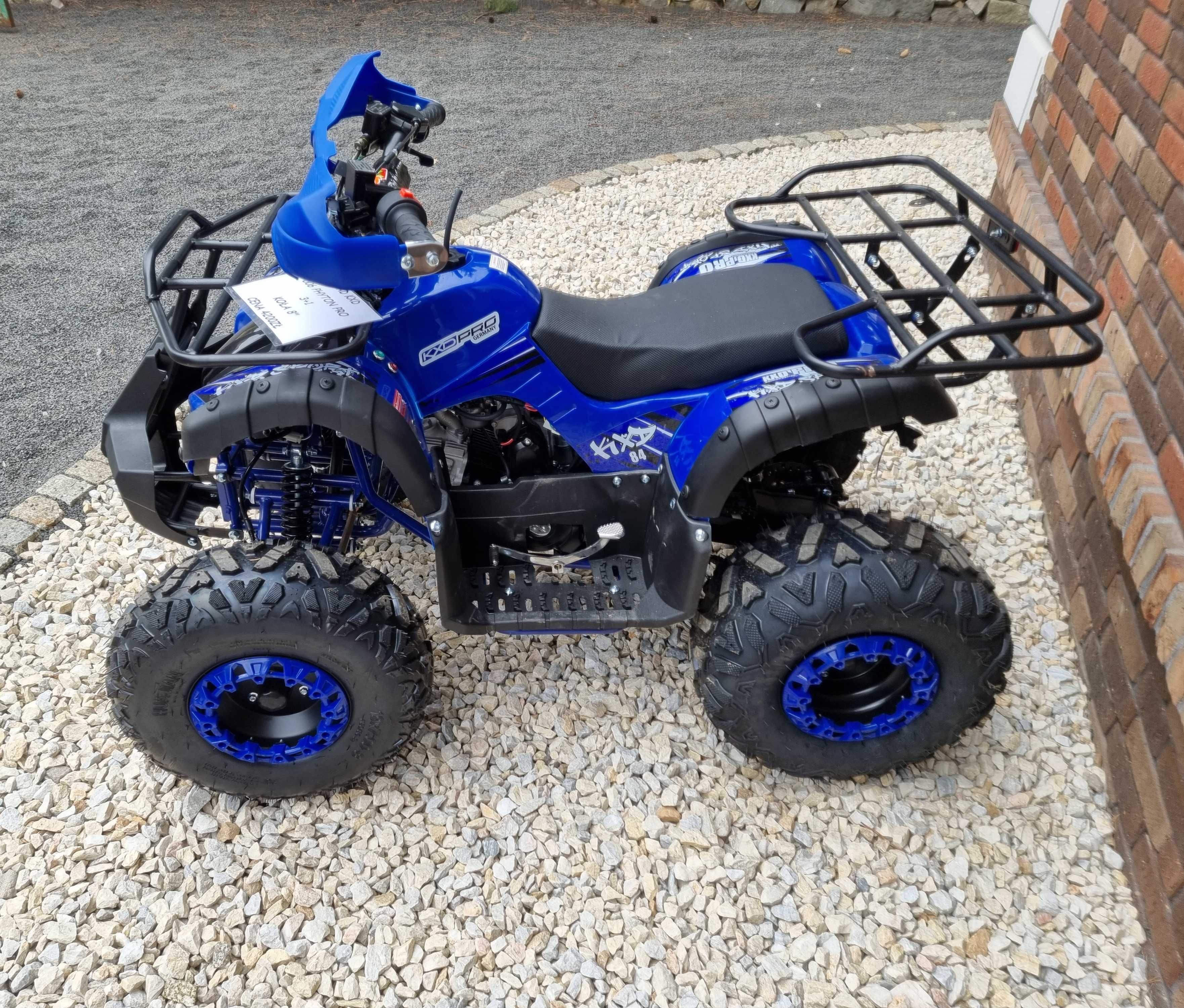 Quad Atv 125cc 14km KXD Nowy z niemiec XXL 006 phyton 8" Raty kład xtr