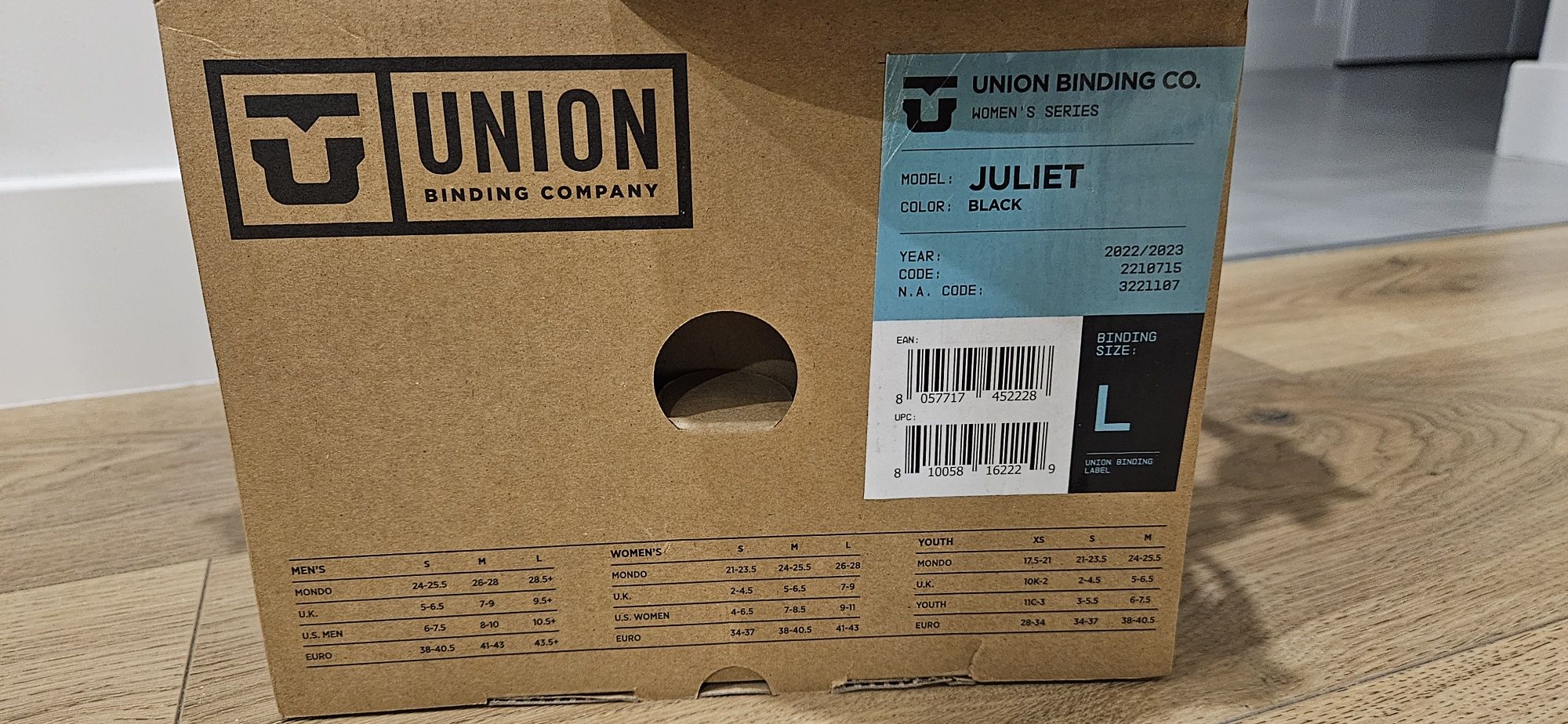 Wiązania Union Juliet rozmiar L