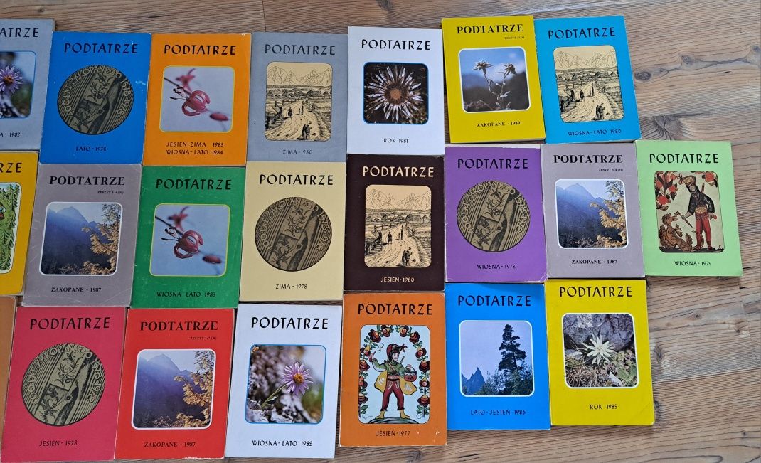 Podtatrze książki 25 szt. Zima lato wiosna Zakopane kolekcja