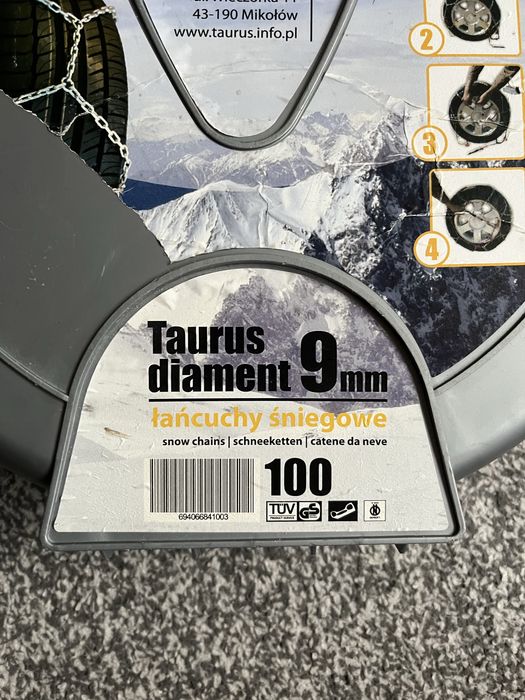 Łancuchy sniegowe 9mm taurus nowe