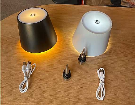 Світлодіодна сенсорна настільна лампа-пробка світильник на пляшку