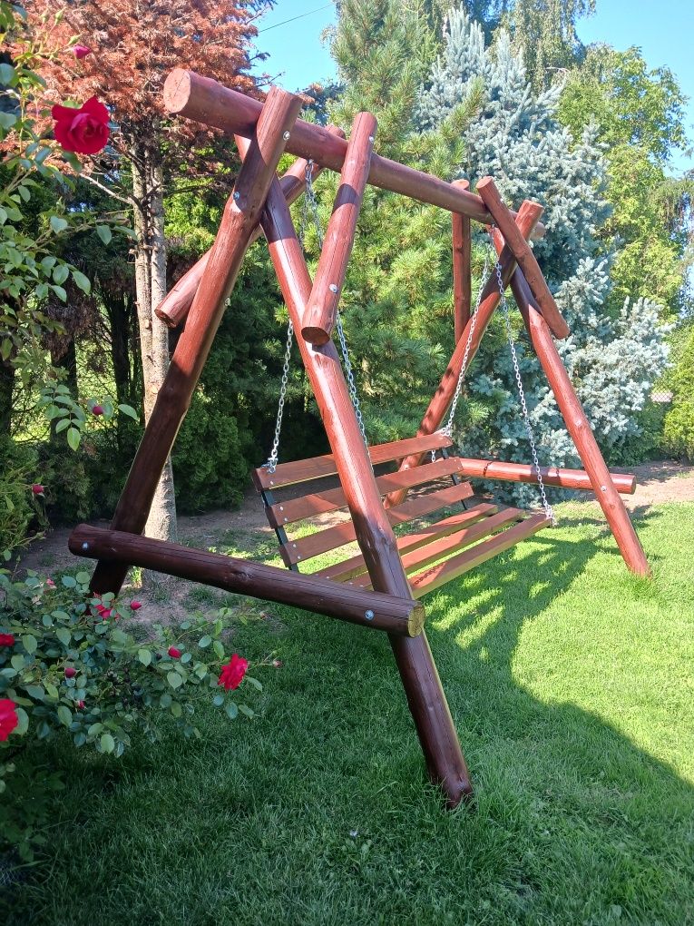 Huśtawka ogrodowa 3 osobowa