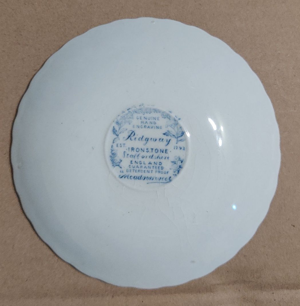 Conjunto 5 de Chávenas em cerâmica da Ridgway, 1940