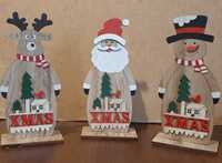 Drewniane figurki świąteczne