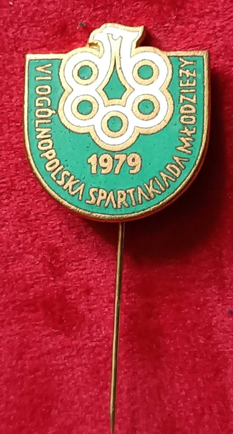 6 ogólnopolska spartakiada młodzieży 1979 odznaka