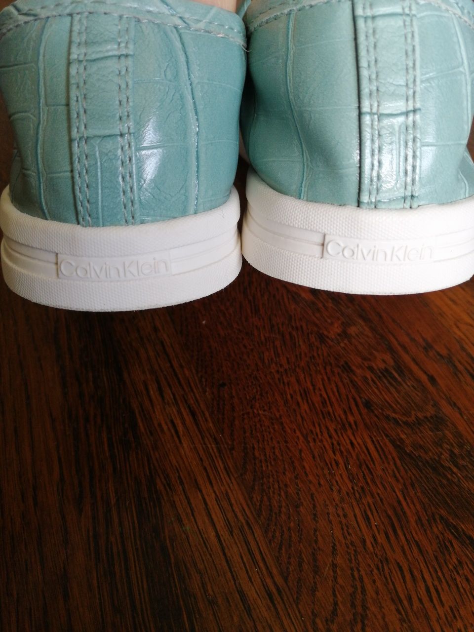 Buty miętowe wsuwane Calvin Klein r. 37 (4) mokasyny, trampki, półbuty
