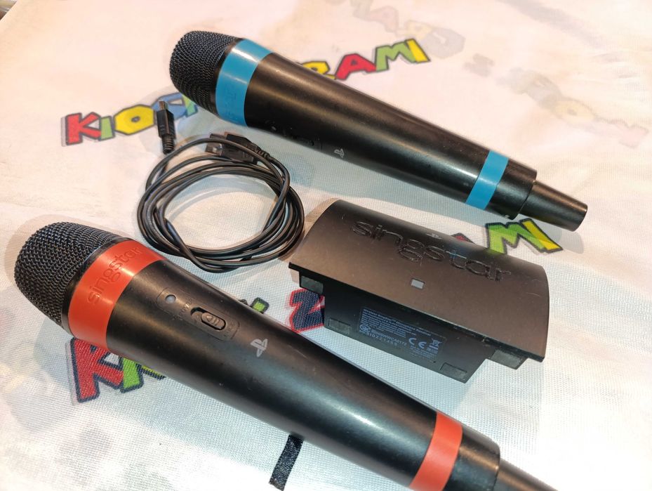 Mikrofony Singstar PS3 bezprzewodowe sprawne w 100% SKLEP