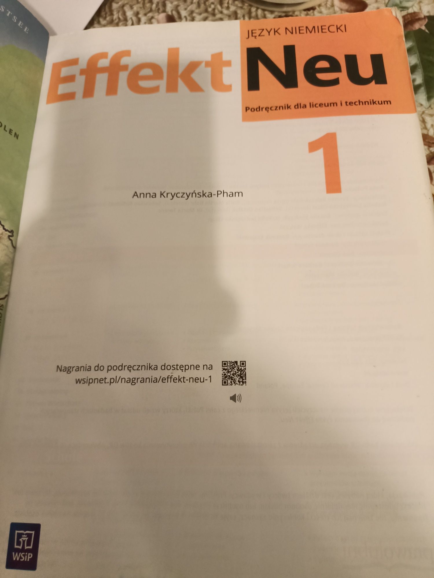 Podręcznik +ćwiczeniówka język niemiecki klasa 1