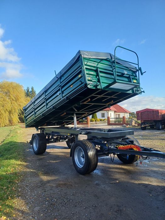 Przyczepa wywrotka na 3 strony hw 80.11 hl 80 bss 11 ton po odbudowie