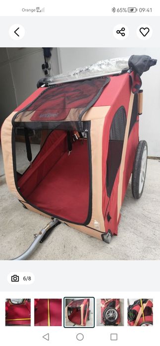 Przyczepka transporter rowerowy dla psa