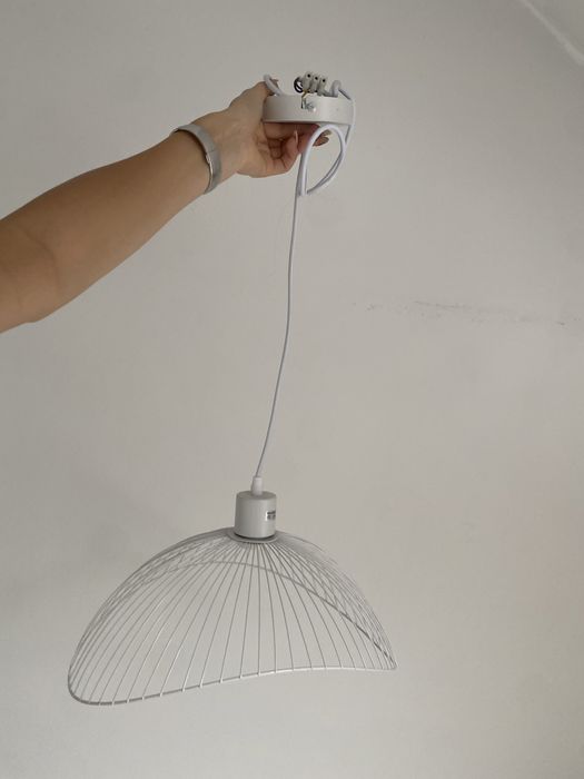 Lampa wisząca biała