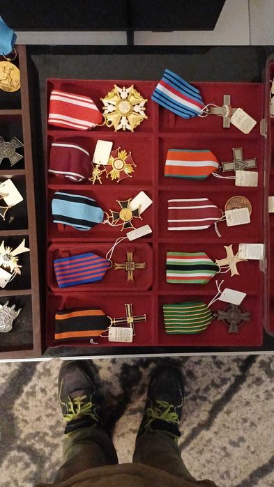 Kolekcja medali i odznaczeń Polskich 78 sztuk.