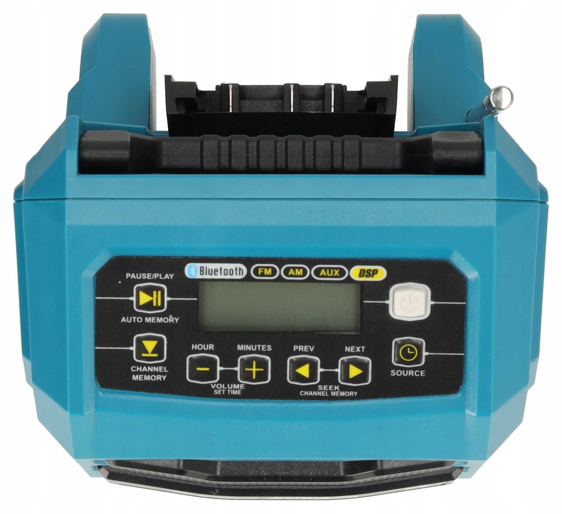 RADIO budowlane bluetooth GŁOŚNIK przenośny bezprzewDEDRA SAS+ALL USB