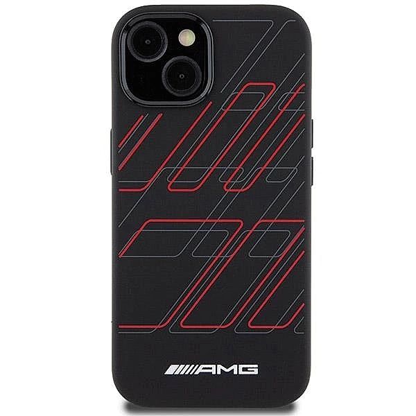 Etui AMG Silicone Large Rhombuses Pattern MagSafe na iPhone 15 Plus /