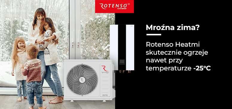 Kompletna kotłownia z montażem - Pompa ciepła ROTENSO HEATMI 6KW SPLIT