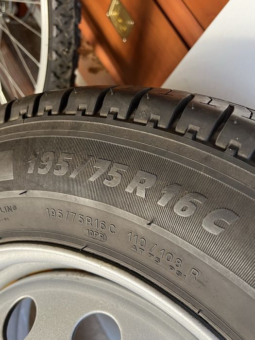 Michelin Agilis 195/75 R16C + felgi – komplet 6 kół, stan bardzo dobry