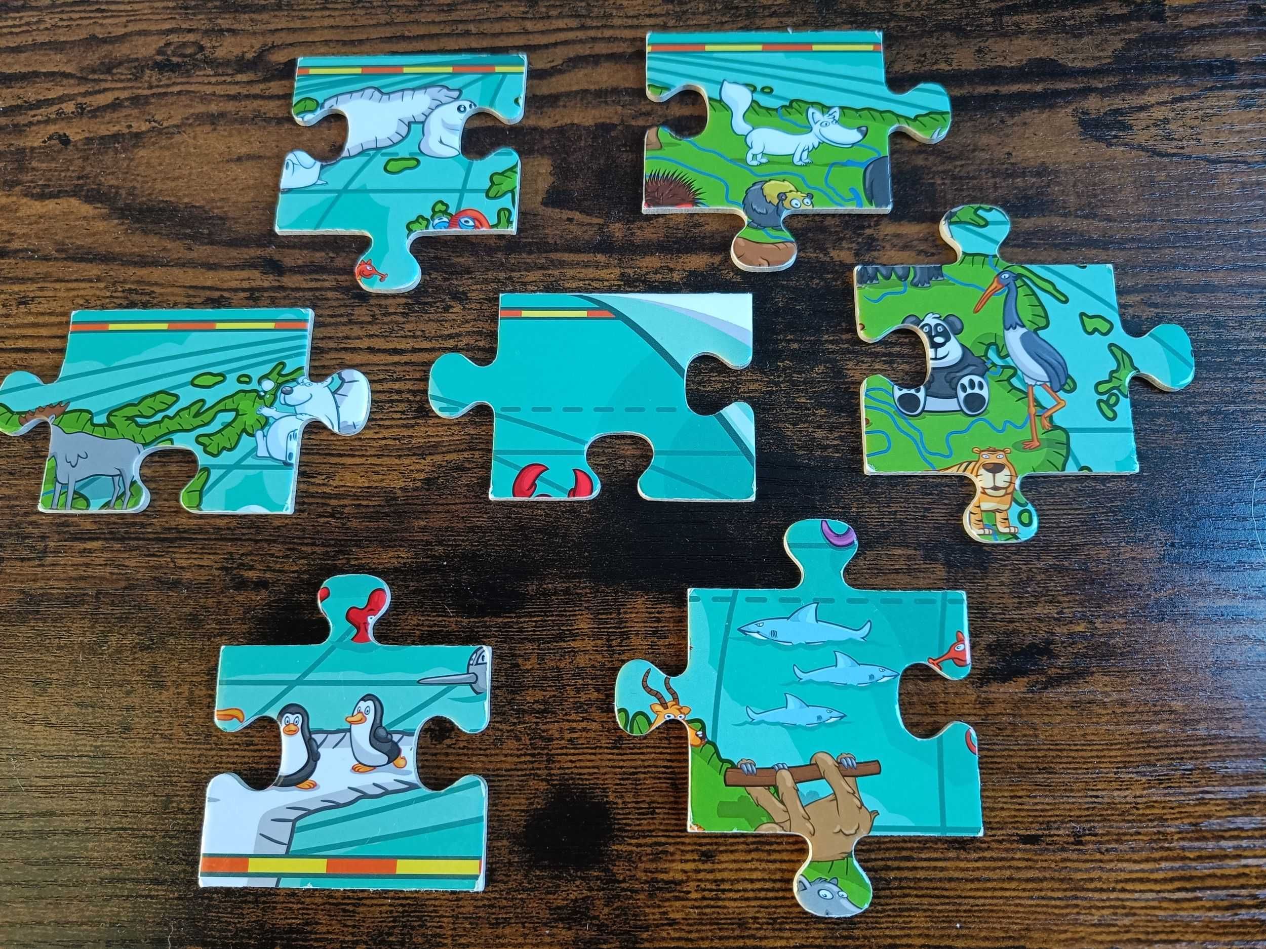 CzuCzu puzzle Mapa Świata 60 elementów