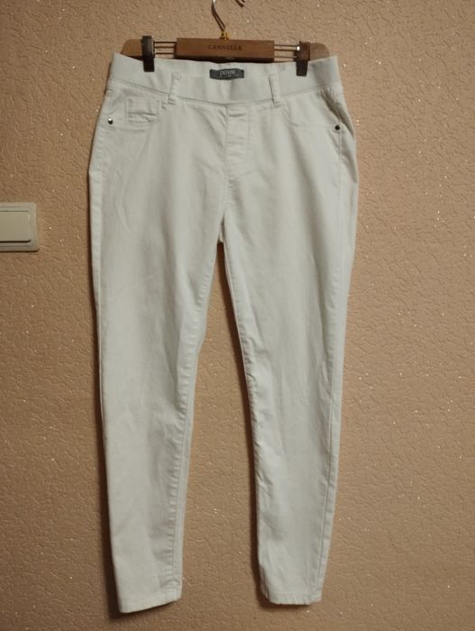 Джинси джеггінси білі літні жіночі,розмір 10(38) на 44-46розмір