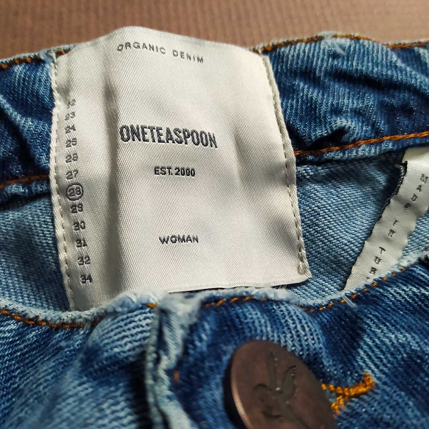 Spodenki jeansowe ONE TEASPOON LONGLINE TRUCKER, roz. 28, oryginalne