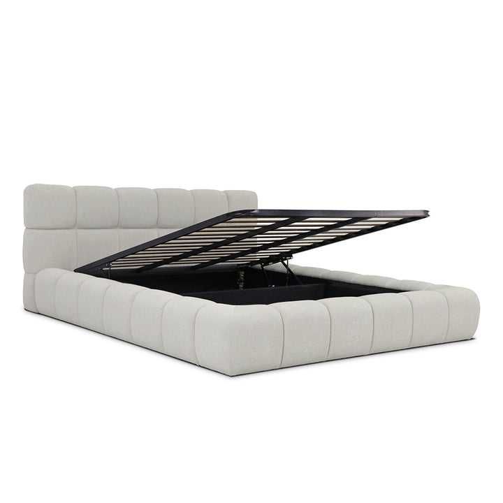 Cama Arabella estufada p/colchão 90x190 NOVA
