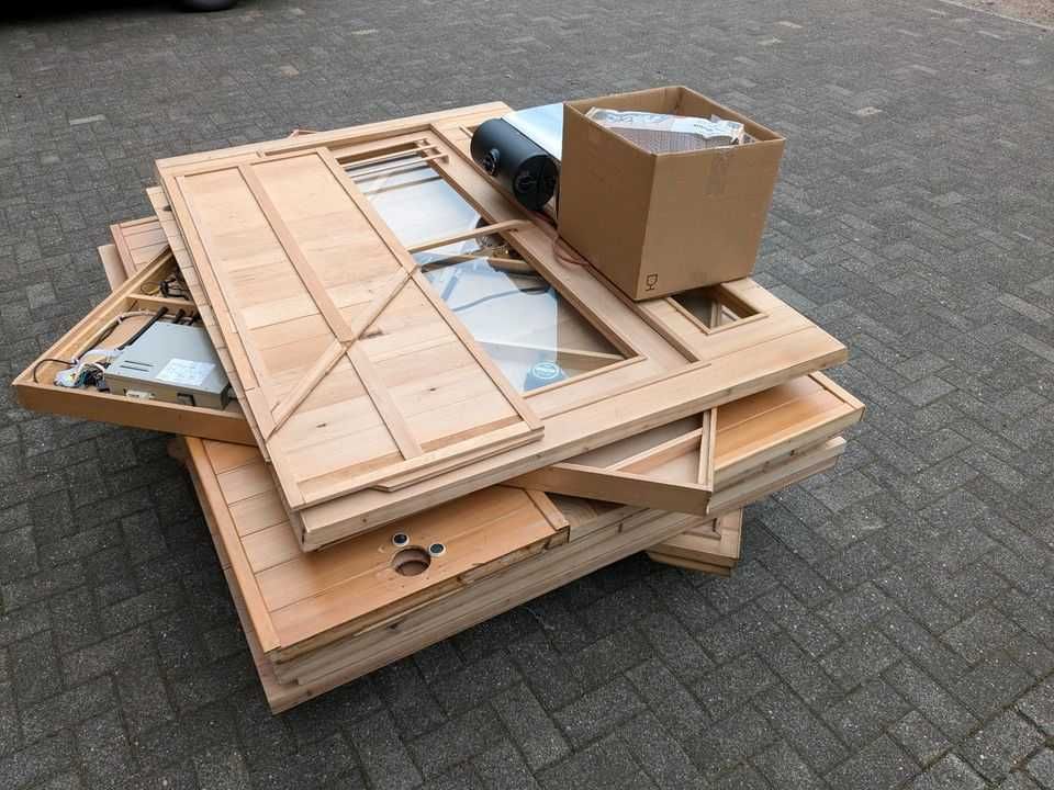 Sauna FIŃSKA + Sauna INFRARED 2w1 piec do sauny 230V 220V NAROŻNA 4os